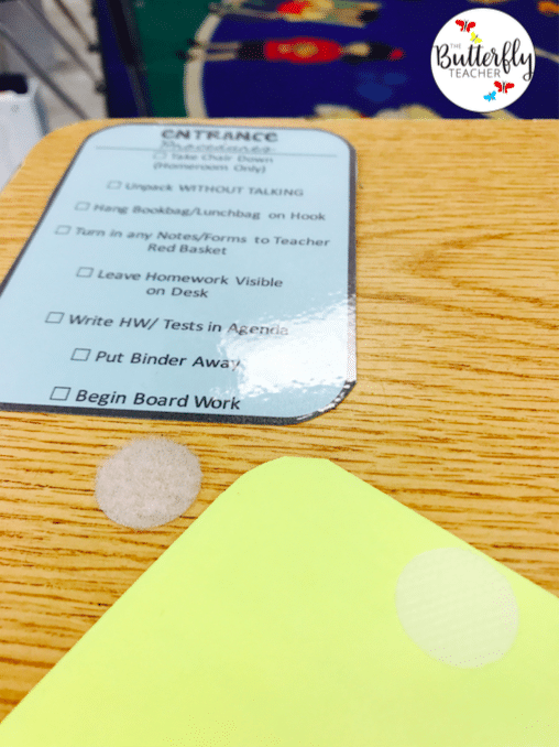 Student Checklists for smooth transitions