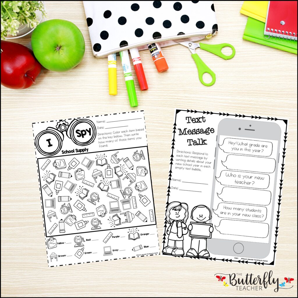 Back to School Activities for Upper Elementary Classrooms 13 back to school activities