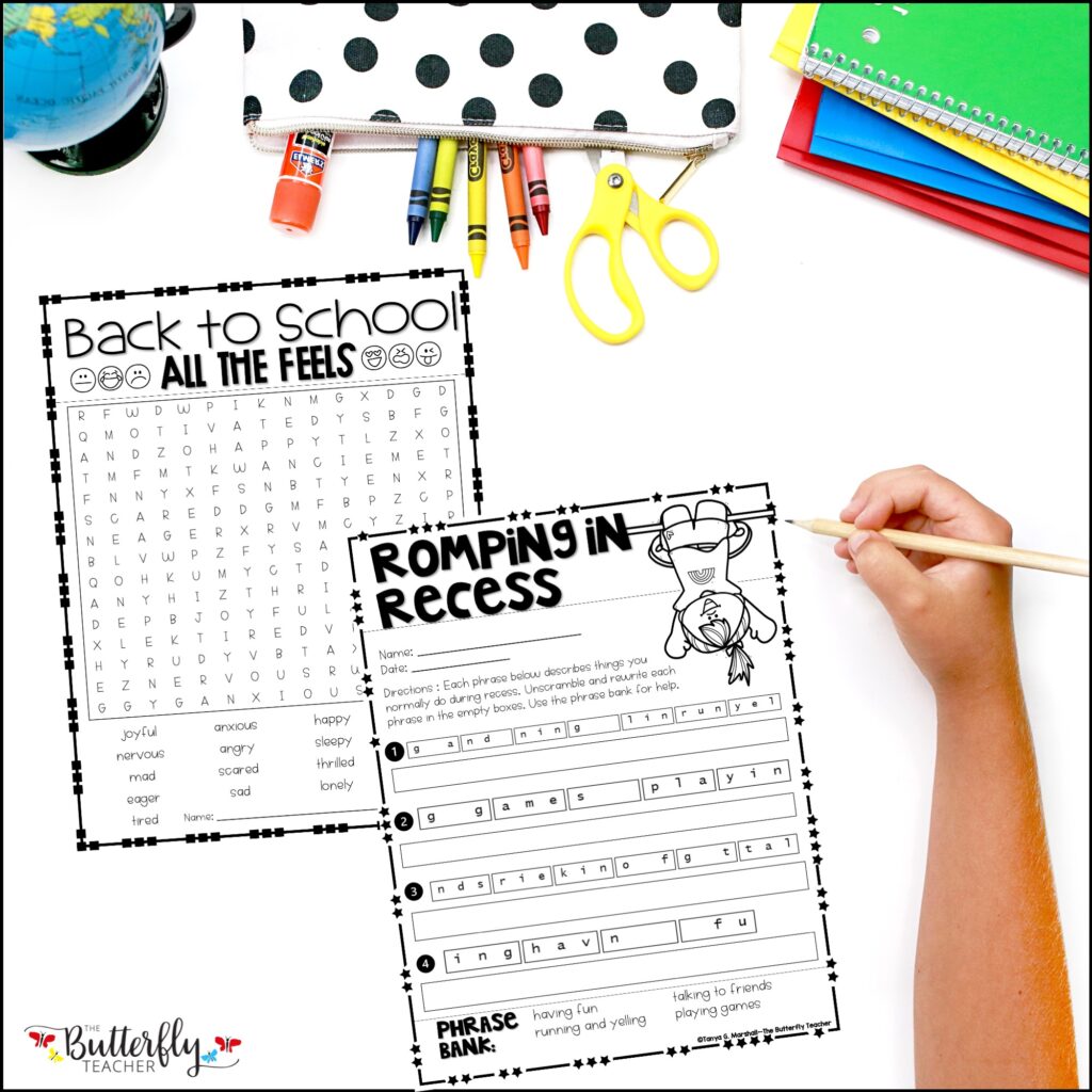 Back to School Activities for Upper Elementary Classrooms 17 back to school activities